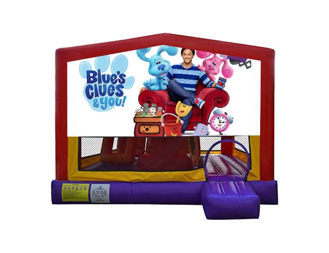 Blues Clues #2 Extra Large Obstacle Combo Jumping Castle