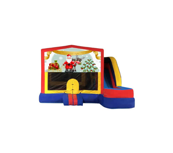 Christmas #7 Medium External Slide Jumping Castle