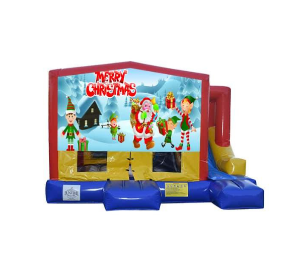 Christmas #8 Small External Slide Jumping Castle