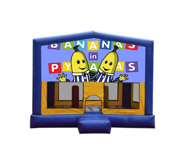 Bananas in Pyjamas Medium Combo Jumping Castle