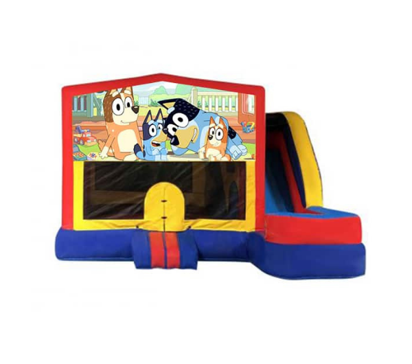 Bluey Medium External Slide Jumping Castle