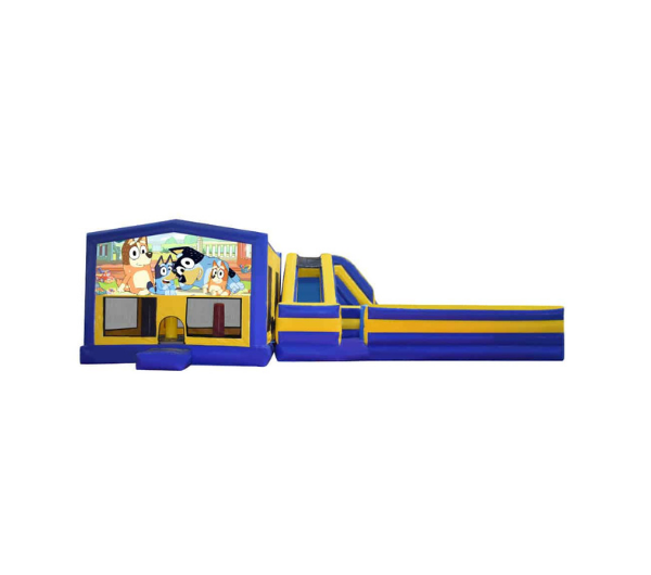 Bluey Obstacle Mega Combo Jumping Castle