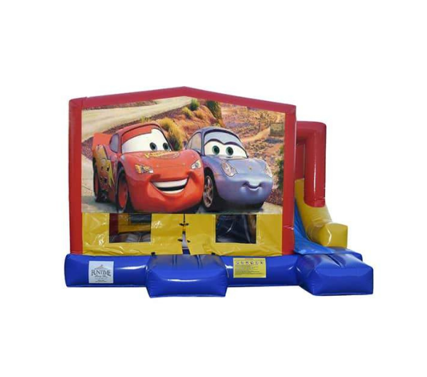 Cars Small External Slide Jumping Castle